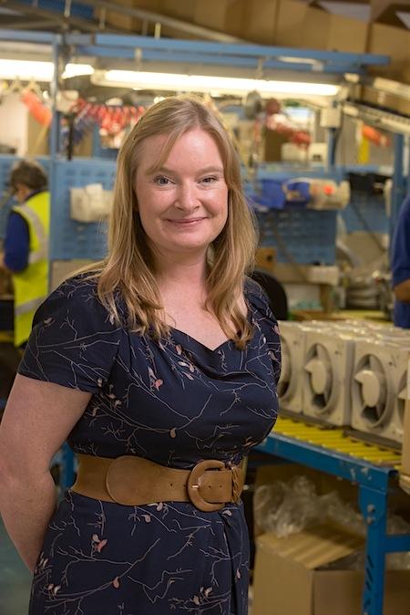 Jenny Smith, Vent-Axia Marketing Manager.  (Jenny Smith, Vent-Axia)