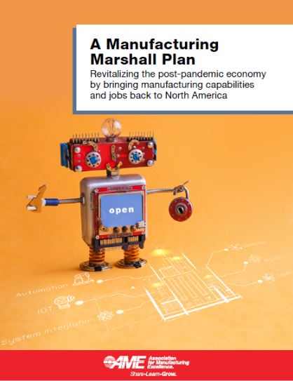 AME white paper manufacturing marshall plan