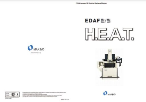Makino Die Sinking EDM machine brochure