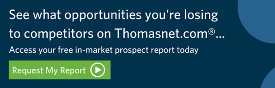 See what opportunities you're losing to competitor on Thomasnet.com