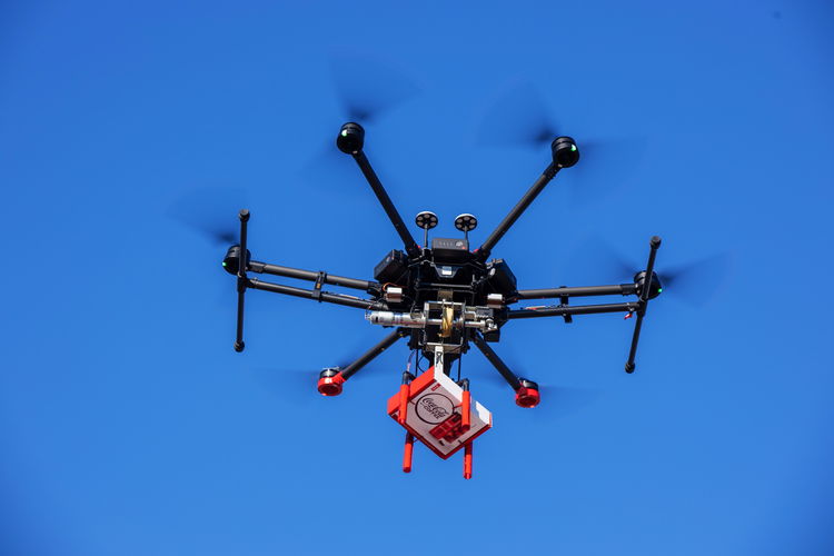 Coca-Cola Creates Buzz With Drone Delivery of Coke-coffee Crossover