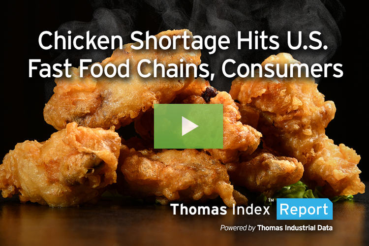 Major Chicken Shortage Hits U.S., Posing Big Opportunity for Plant-based Meat Manufacturers