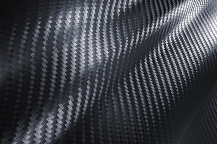 Carbon fiber up close.