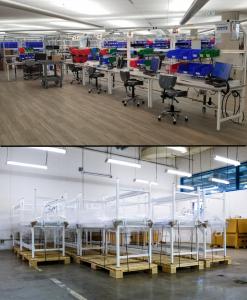 General Motors custom workbenches shipment