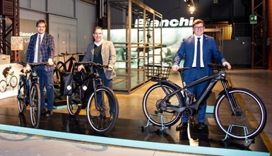 Bianchi bicycles.