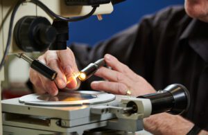 A photo showing validation activities for reshoring of medical device manufacturing